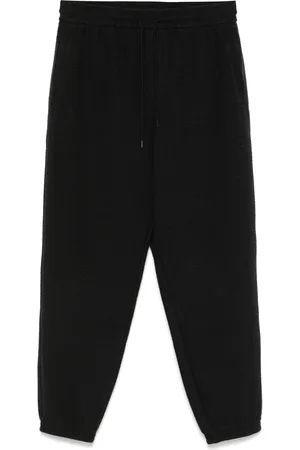 Emporio Armani Pantalones de chándal con logo en jacquard