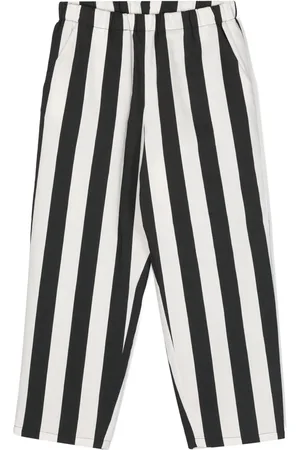 DOUUOD KIDS Pantalones ajustados a rayas