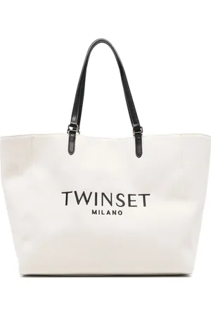 Twin-Set Bolso de hombro con logo bordado