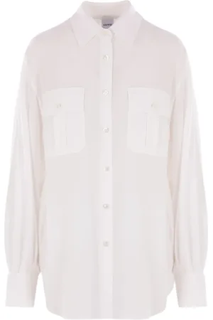 Aspesi Camisa con bolsillos de parche