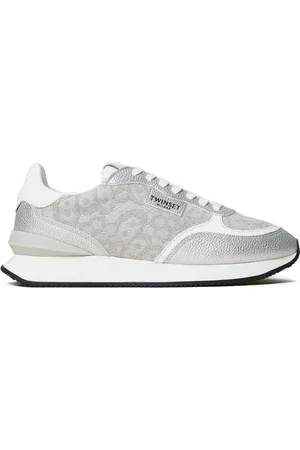Twin-Set Zapatillas con paneles de encaje