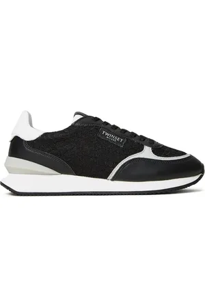 Twin-Set Zapatillas con paneles de encaje