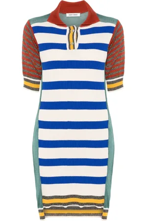 HENRIK VIBSKOV Vestido estilo polo con diseño colour block