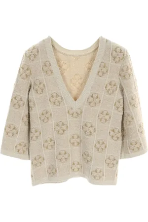 CHANEL Top de punto Clover 1986-1988