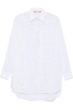 ERMANNO SCERVINO Camisa con bordado inglés