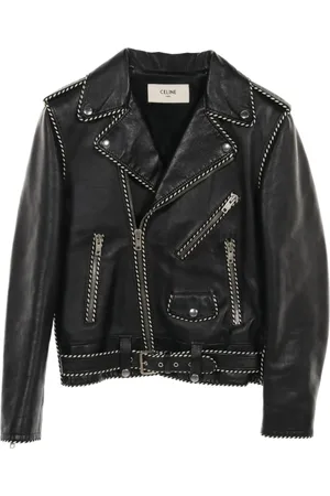 Céline Chaqueta biker de piel 2010
