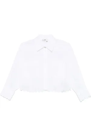 Elisabetta Franchi Camisa con logo bordado
