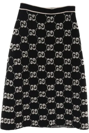 Gucci Falda midi de lana 2010