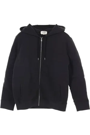Hermès Sudadera de algodón con capucha y cremallera 2010