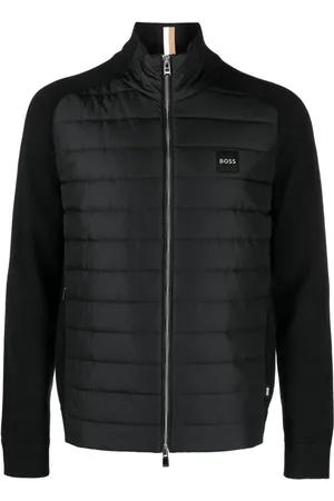 HUGO BOSS Plumífero con placa del logo