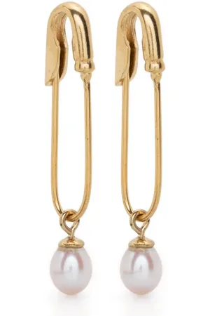 Beatriz Palacios Pendientes con colgante Safety Pin