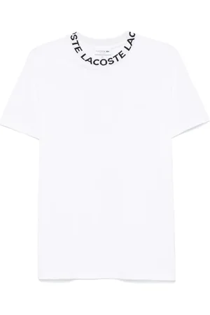 Lacoste Camiseta de piqué con logo en jacquard