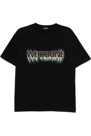 We11 Done Camiseta con logo estampado