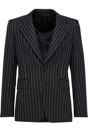 Alexander McQueen Blazer a rayas diplomáticas
