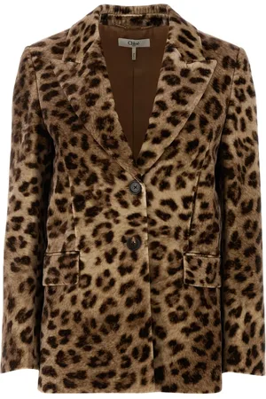 Chloé Blazer con animal print