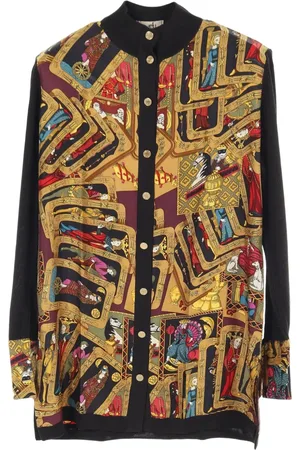 Hermès Camisa con estampado Tarot 2000