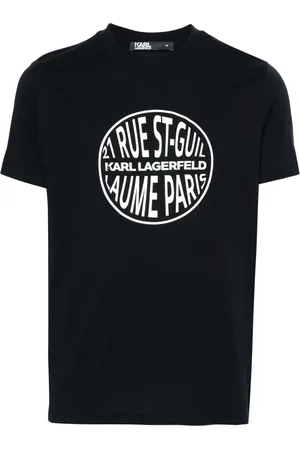 Karl Lagerfeld Camiseta con franja del logo