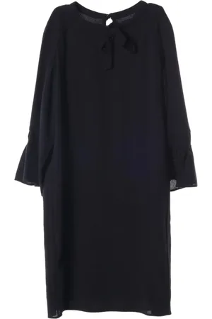 Hermès Vestido de lana con cierre de lazo 2010