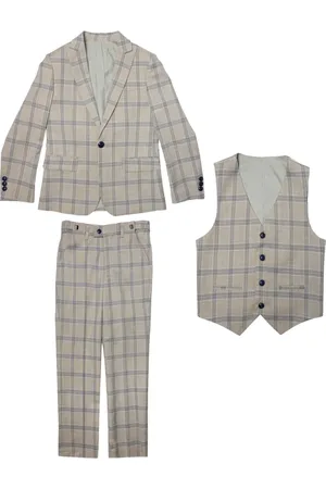 Romano Set de tres trajes a cuadros