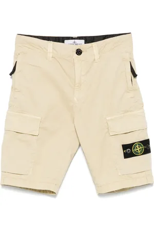 Stone Island Bermudas con distintivo Compass