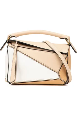 Loewe Bolso satchel Puzzle mini de piel de becerro tricolor 2022