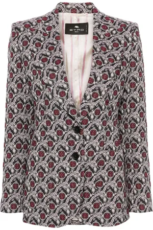 Etro Blazer con motivo en jacquard