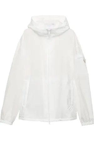 Prada Chaqueta con logo triangular