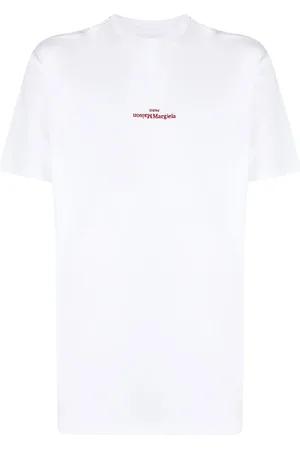 Maison Margiela Camiseta con logo bordado