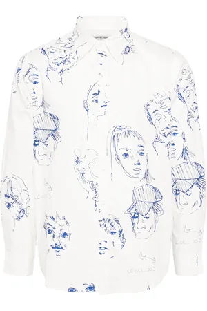 KIDSUPER STUDIOS Camisa Doodle Faces