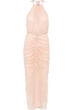 MUGLER Vestido largo con efecto tornasolado