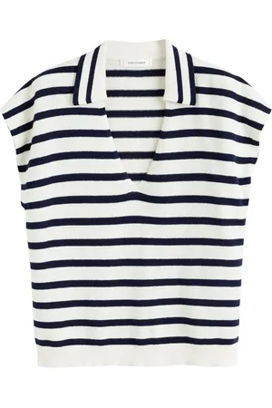 Chinti & Parker Polo de punto a rayas