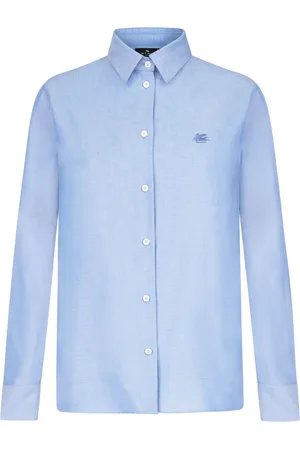 Etro Camisa con bordado Pegaso