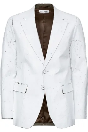Maison Margiela Blazer con acabado revestido