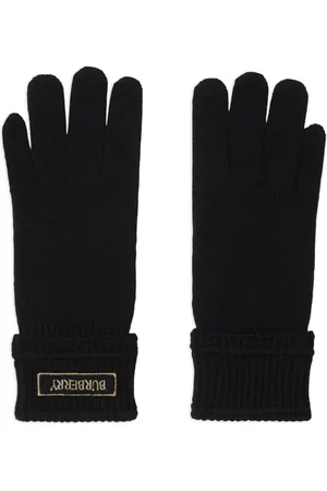 Burberry Guantes con logo bordado