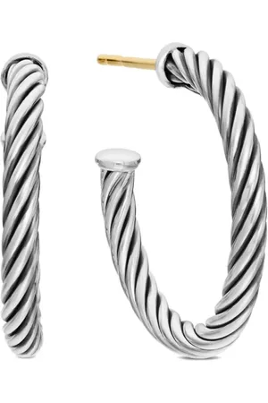 David Yurman Aros Cable de plata de ley