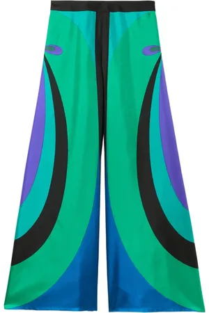 Puccini Pantalones anchos con estampado gráfico