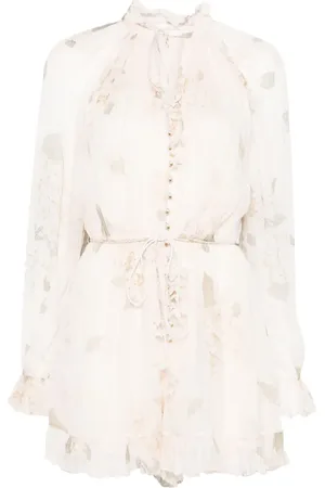 ZIMMERMANN Mono corto con estampado floral