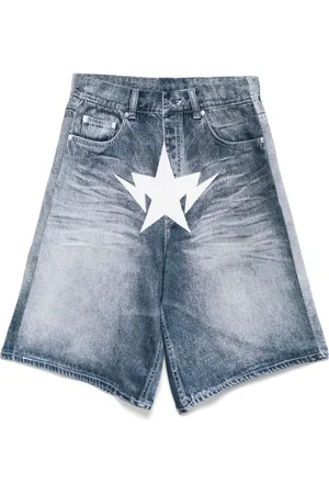 A Bathing Ape Bermudas con logo estampado