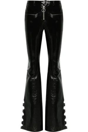 Courrèges Pantalones acampanados con hebillas