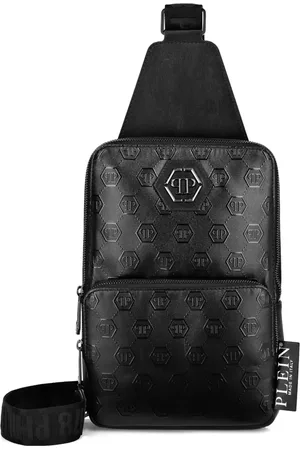 Philipp Plein Bandolera con monograma en relieve
