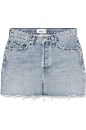 AGOLDE Minifalda con cintura en V