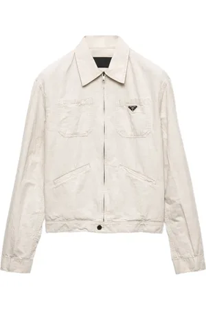 Prada Chaqueta estilo camisa de cambray