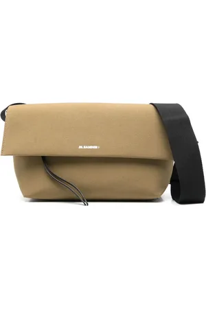 Jil Sander Bolso messenger con logo