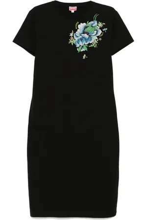 Kenzo Vestido largo Peonies