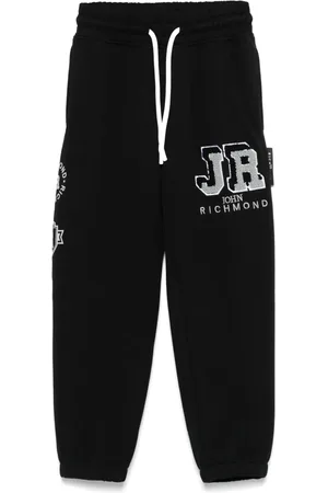 John Richmond Pantalones de chándal con logo bordado