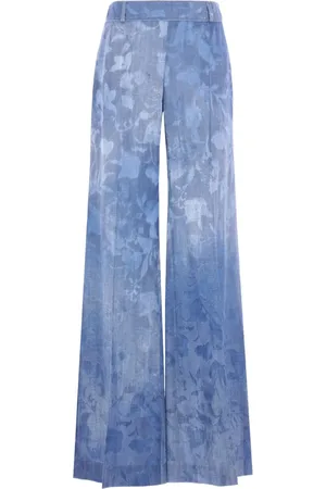 ERMANNO SCERVINO Pantalones palazzo con motivo floral