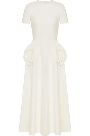 VALENTINO GARAVANI Vestido midi Crepe Couture