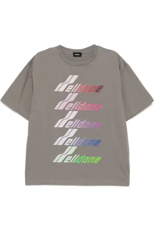 We11 Done Camiseta Multi Logo Print