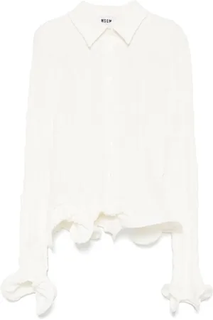 Msgm Camisa con acabado texturizado