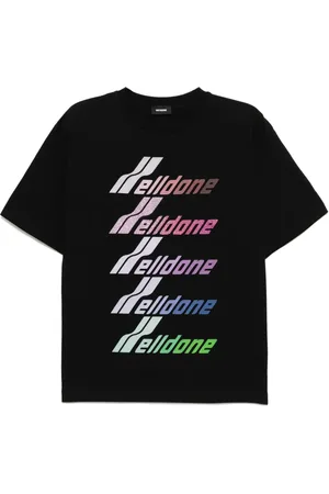 We11 Done Camiseta Multi Logo Print